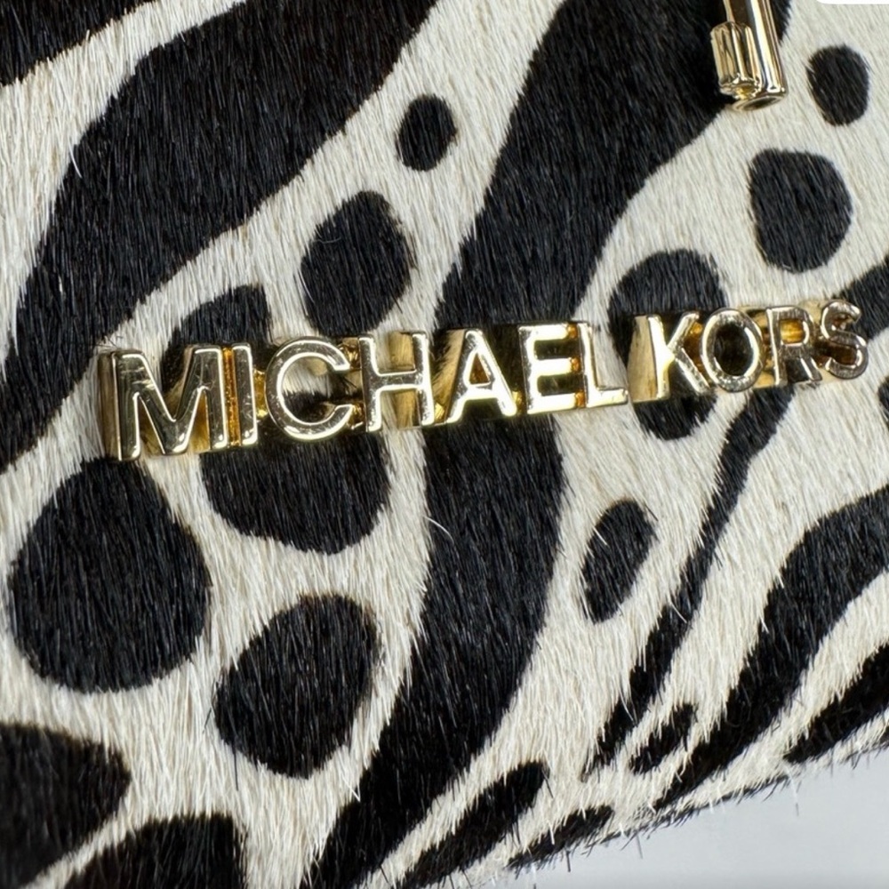 Michael Kors Calf Hair Hamilton Small Satchel MSRP $558 - Picture 4 of 12